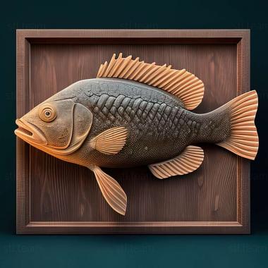 3D model Labidochromis flavigulis (STL)